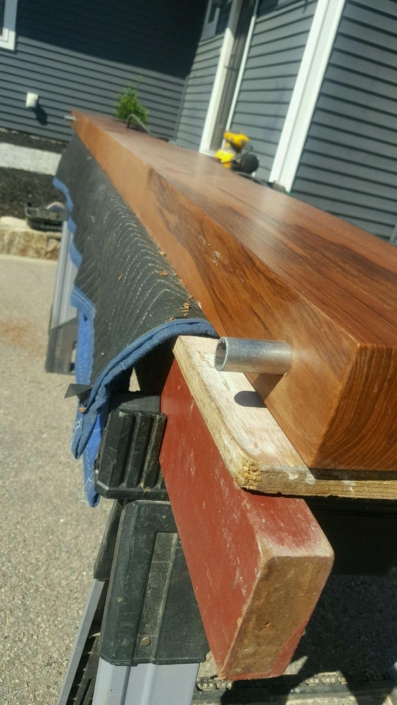 Longleaf Lumber Mantel Installation in Boston, Massachusetts 3